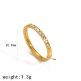 Minimalist 18K Gold Plated Stainless Steel Knuckle Ring – Tarnish-Free & Waterproof