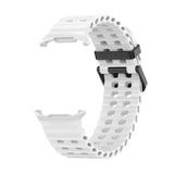 Correa deportiva de silicona de primera calidad para Samsung Galaxy Ultra de 47 mm: diseño sin espacios, correa de dos tonos 