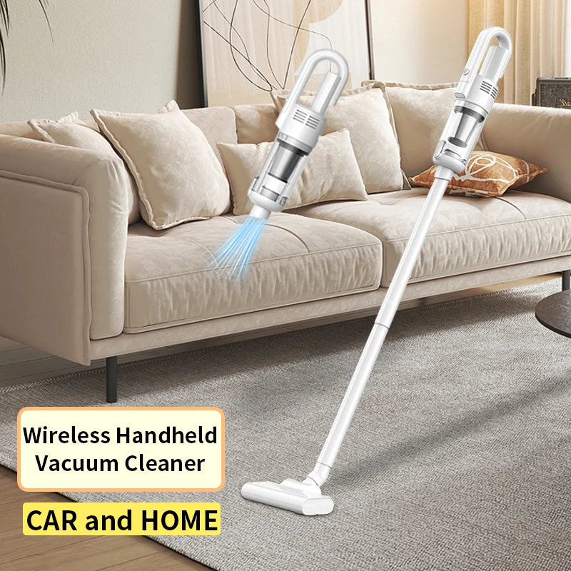 6500Pa Cordless Vacuum Cleaner - Handheld Wet/Dry Cleaner for Home & Car