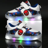 Kids' LED Light-Up Sneakers – Breathable, Anti-Slip & Fun Cartoon Design