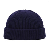Gorro de punto acanalado unisex: gorro de pescador y esquí cálido para el invierno en climas fríos