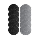 10-Pack Replacement Coarse Heads for Electric Foot Grinders – Heavy Duty Callus Removers