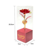 24K Foil Plated Rose Gold Artificial Rose – Everlasting Valentine’s Day & Wedding Decor