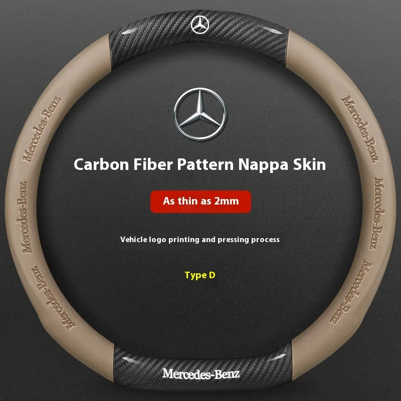 Mercedes-Benz Steering Wheel Cover - Premium Leather Protection for a Stylish Drive