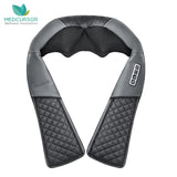 Heated Shiatsu Neck and Shoulder Massager – Deep Tissue Kneading with 3-Speed Settings