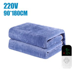 220V Double Seat Electric Heating Blanket – Soft Cashmere Flannel, Low Power Consumption, Intelligent Temperature Control