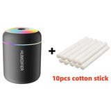 Mini humidificador ultrasónico: difusor de aroma portátil USB con salida de niebla silenciosa