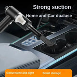 Compact Wireless Vacuum Cleaner for Car and Home with Multi-Function Suction and Blowing