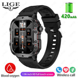 Advanced Smartwatch with 1.96" HD Display, Bluetooth Calling & Health Tracking