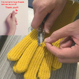 Unisex Acrylic Knit Gloves – Fashionable and Comfortable Winter Wear
