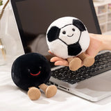 Sports Plush Ball Set - Adorable Stuffed Football, Basketball & Baseball Pillow Toys