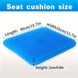Breathable Honeycomb Gel Seat Cushion – Pressure Relief for Office, Car & Wheelchair