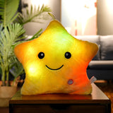 Glow-in-the-Dark Star Pillow - LED Light Up Plush Toy & Night Light for Kids