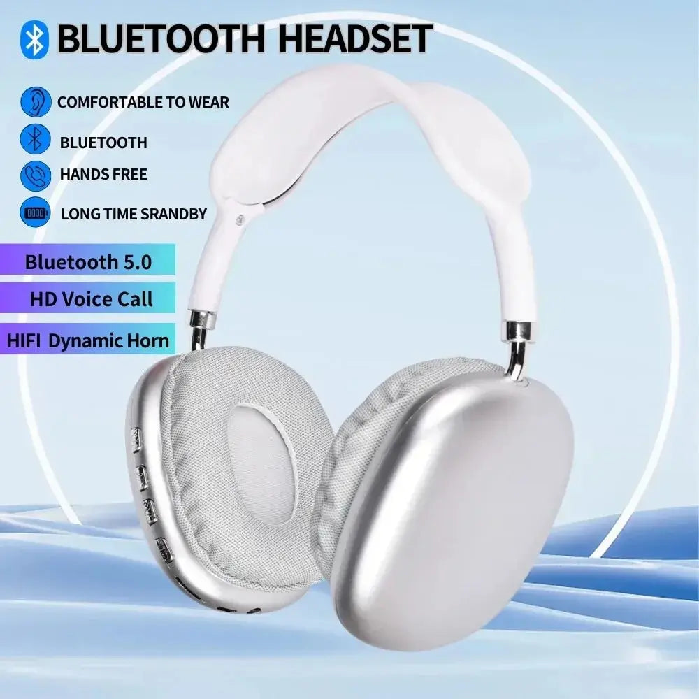 Auriculares inalámbricos Bluetooth: auriculares con cancelación de ruido y micrófono para juegos y deportes