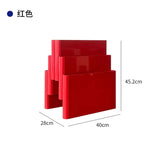 Estantería nórdica creativa para el hogar, estantería de suelo medieval, estantería de plástico para fotos, estantería de almacenamiento para dormitorio, estantería para revistas