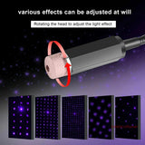 USB-Powered LED Star Projector – Adjustable Galaxy Night Light for Car & Room Decor