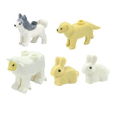Mini Animal Building Blocks – Small Particle Wildlife Figures for Creative Brick Play