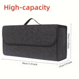 Compact Car Seat Back Organizer | Small Rear Storage Bag for SUVs & Sedans
