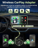 Wireless CarPlay & Android Auto Adapter - Universal Car Dongle for iPhone & Android