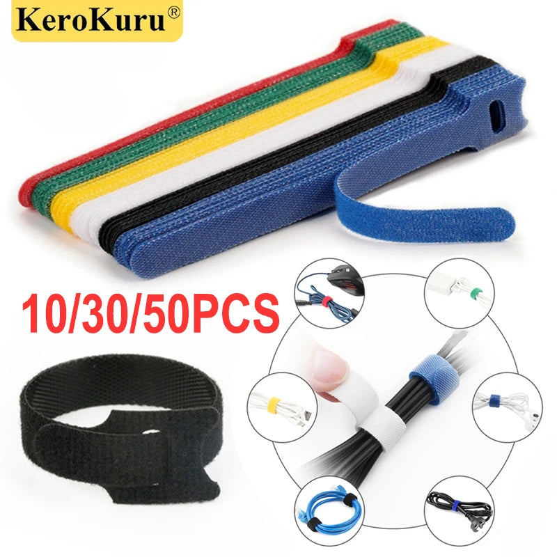 Organizador y enrollador de cables, bridas para cables y protector de cinta para accesorios de teléfono