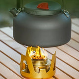 Compact Portable Alcohol Stove with Adjustable Firepower