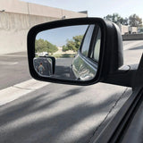 360° Frameless Blind Spot Mirror – Wide-Angle Auxiliary Rearview for Safe Parking & Reversing