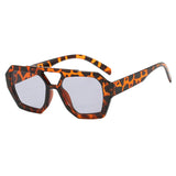 Vintage Square Sunglasses – Thick Frame Double Bridge UV400 Eyewear for Women & Men