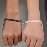 Magnetic Couple Bracelets Set - Romantic Heart Matching Bracelets for Him & Her