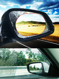2/4/8 piezas de película para espejo retrovisor impermeable y antivaho: ¡manténgase seguro en climas lluviosos!