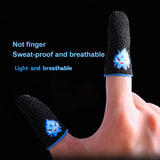 PUBG Mobile Finger Sleeves - Carbon Fiber Touchscreen Gaming Gloves for Enhanced Control