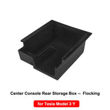 Tesla Model Y Center Console & Rear Trunk Storage Organizer Tray (2021–2024)