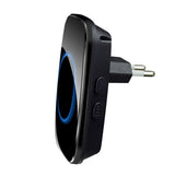 Timbre inalámbrico con tonos de llamada, luz de fondo intermitente y recepción de largo alcance de 300 m