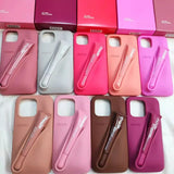 Estuche Rhode para iPhone 13, 14 y 15: funda de silicona suave para brillo de labios y lápiz labial, diseño mate y antideslizante
