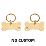 Custom Engraved Stainless Steel Pet ID Tag – Personalized Dog & Cat Nameplate