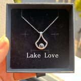 Custom Heart Photo Pendant Necklace – Personalized Couples Gift with Message Reminder