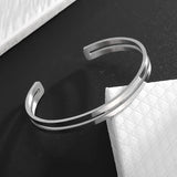 Classic Stainless Steel Charm Bracelet – Unisex Fashion Accessory