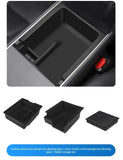 Tesla Model Y Center Console & Rear Trunk Storage Organizer Tray (2021–2024)