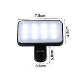 Clip-On LED Selfie Ring Light - Adjustable Phone/Laptop Light for Video Calls & Photography