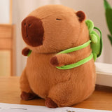 Capybara Plush Toy – Soft Stuffed Animal with Removable Outfit for Kids and Collectors