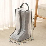 Bolsa de PVC impermeable para guardar zapatos: organizador plegable y que ahorra espacio