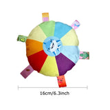 Plush Dog Frisbee Toy – Interactive Chew Toy with Squeaker for Dental Health & Play