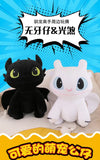 Muñeco de peluche de Cómo entrenar a tu dragón: adorable y tierna almohada de Furia Nocturna y Furia Luminosa