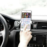 Soporte universal para teléfono con gravedad para automóvil: soporte con clip para rejilla de ventilación del automóvil para teléfonos inteligentes