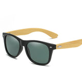 Classic Wooden UV400 Sunglasses – Stylish Bamboo Eyewear for Men