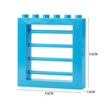 Large Building Block House Set - Doors, Windows & Roof Accessories for Creative Construction Play