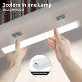 Motion Sensor Night Light – Wireless LED, USB Rechargeable, Magnetic Strip for Wardrobe, Closet, Kitchen & Aisle