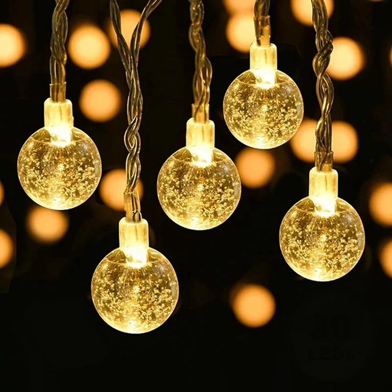 Battery-Powered LED String Lights – Waterproof Fairy Lights for Indoor & Outdoor Holiday Décor