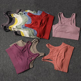 Women's High-Waist Yoga Shorts Set with Sports Bra and Pocket