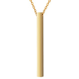 Personalized Coordinate Bracelet & Bar Necklace Set for Men & Women
