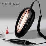 Professional 40,000RPM Cordless Nail Drill - Rechargeable Brushless Electric Nail File Kit